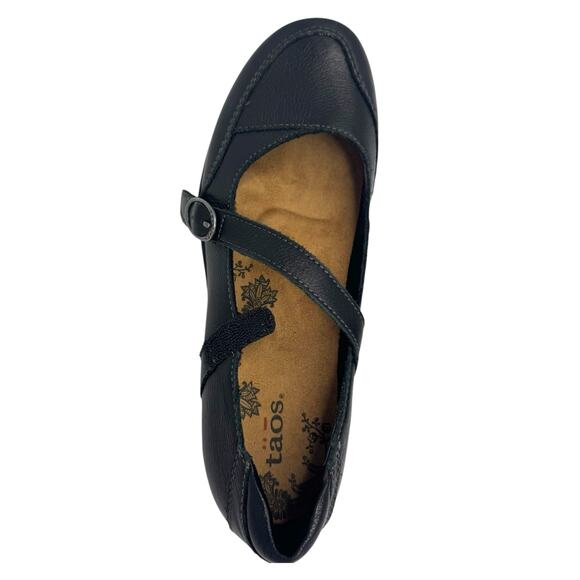 Taos Footwear Charcoal Mary Jane Flats - Picture 6 of 10